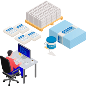 Create a construction item and use it in many different processes