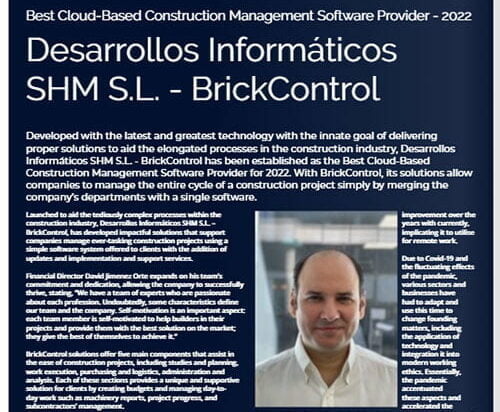 Corporate Vision: business magazine about BrickControl